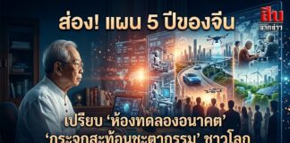 ส่อง! แผน 5 ปีของจีน เปรียบ “ห้องทดลองอนาคต” “กระจกสะท้อนชะตากรรม” ชาวโลก